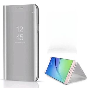 Samsung Galaxy S22 Silver / Mirror Clear View Standing Cover for S22